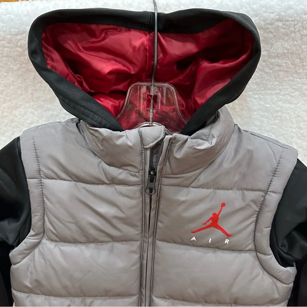 Boys Grey Nike Air Jordan Jacket